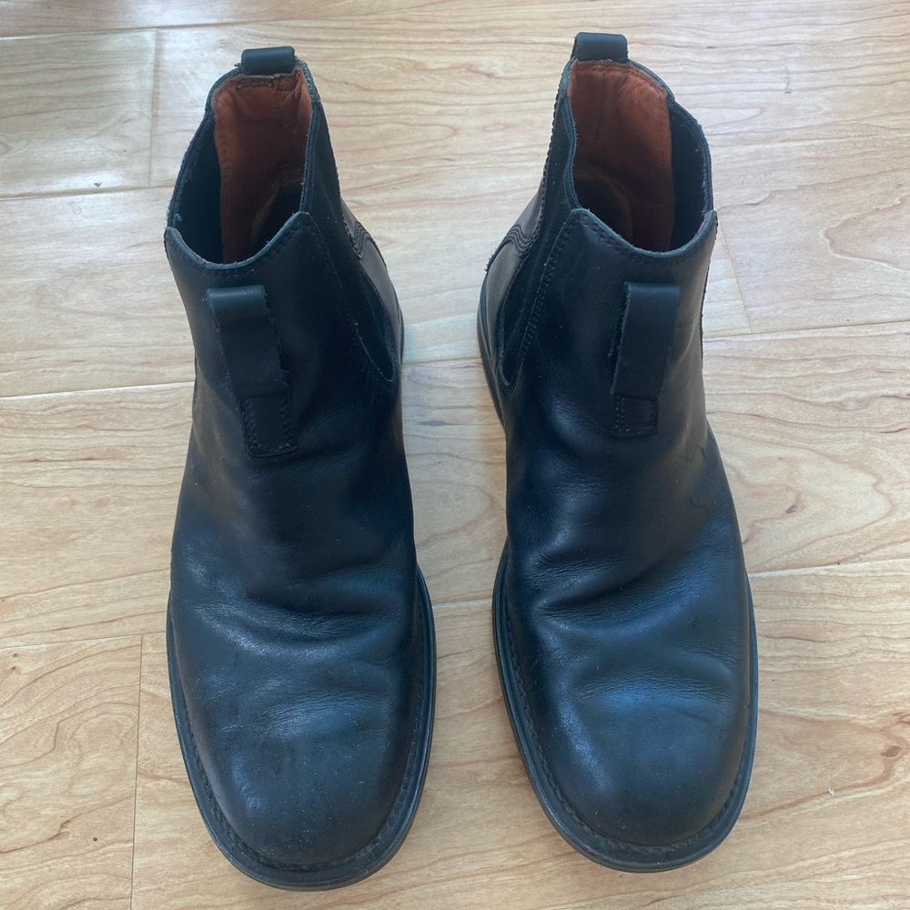 Timberland Black Leather Mt. Washington Chelsea Boots Men's Size 10M